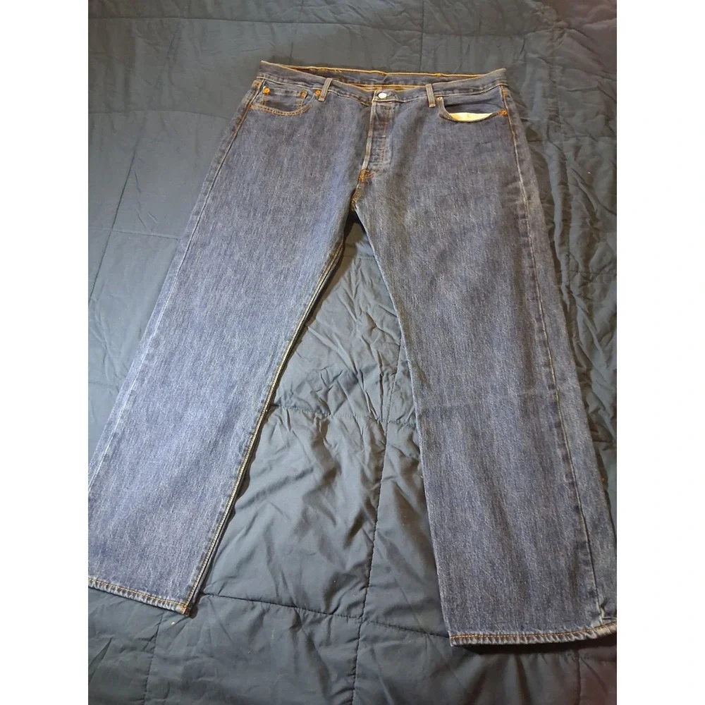 Levi's Button Fly 501 Jeans Men's 42 W‎ 30 L Denim 100% Cotton